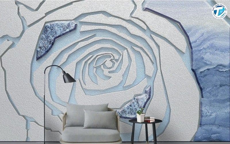 Mẫu decal dán tường khổ lớn trừu tượng